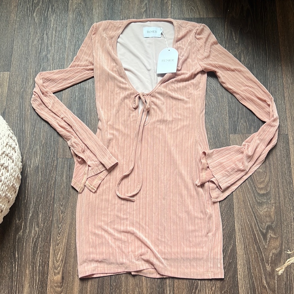 Rumer Equinox beige Dress